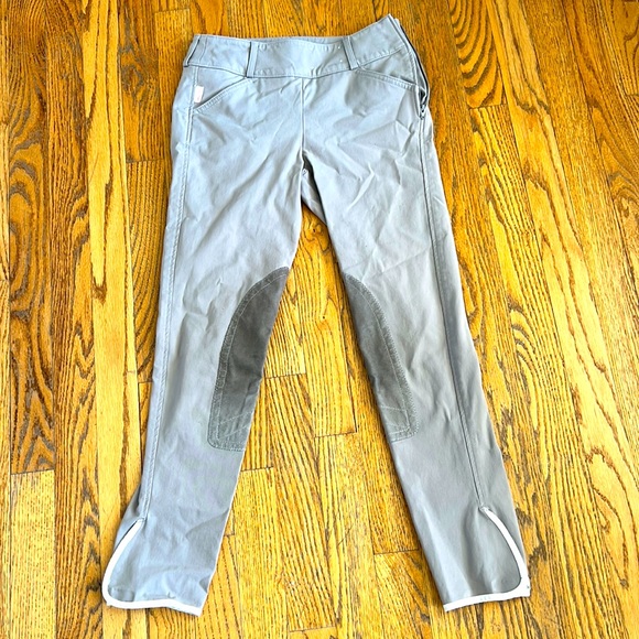 The Tailored Sportsman Bottoms Girls Horseback Riding Pants Khaki